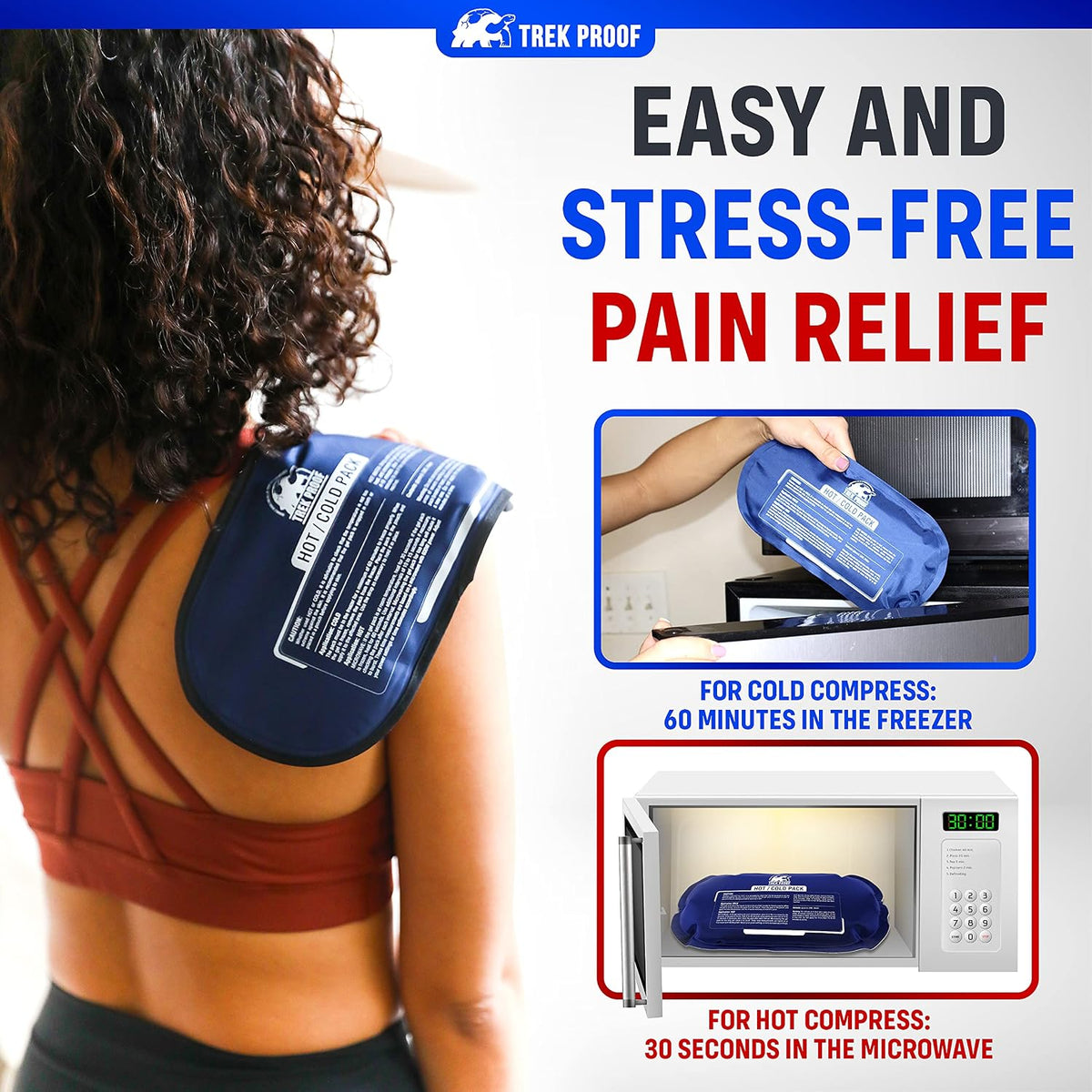 TrekProof hot and cold pack with wrap