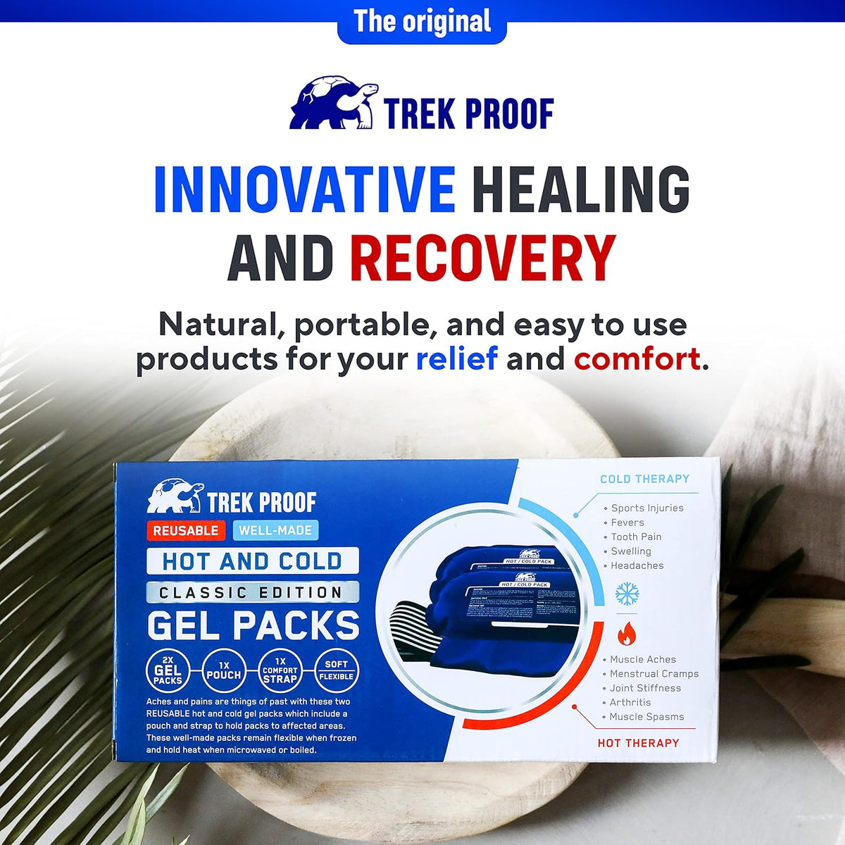 TrekProof hot and cold pack with wrap