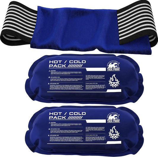 TrekProof Large Hot & Cold Packs (2) with adjustable wrap