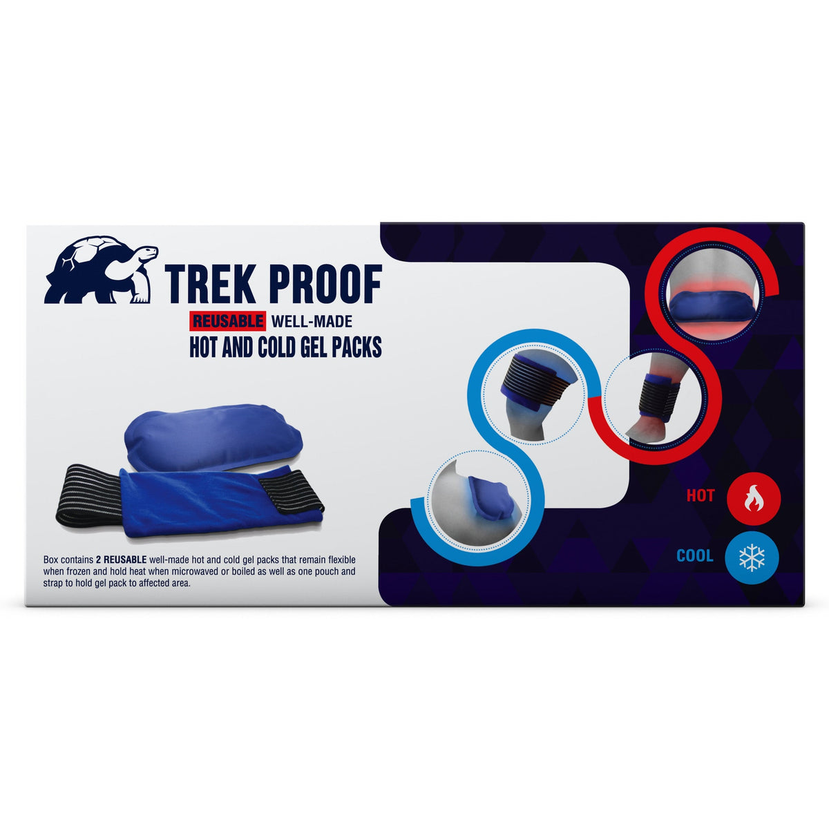 Hot &amp; Cold Packs(2) with wrap-Health and Personal Care-TrekProof