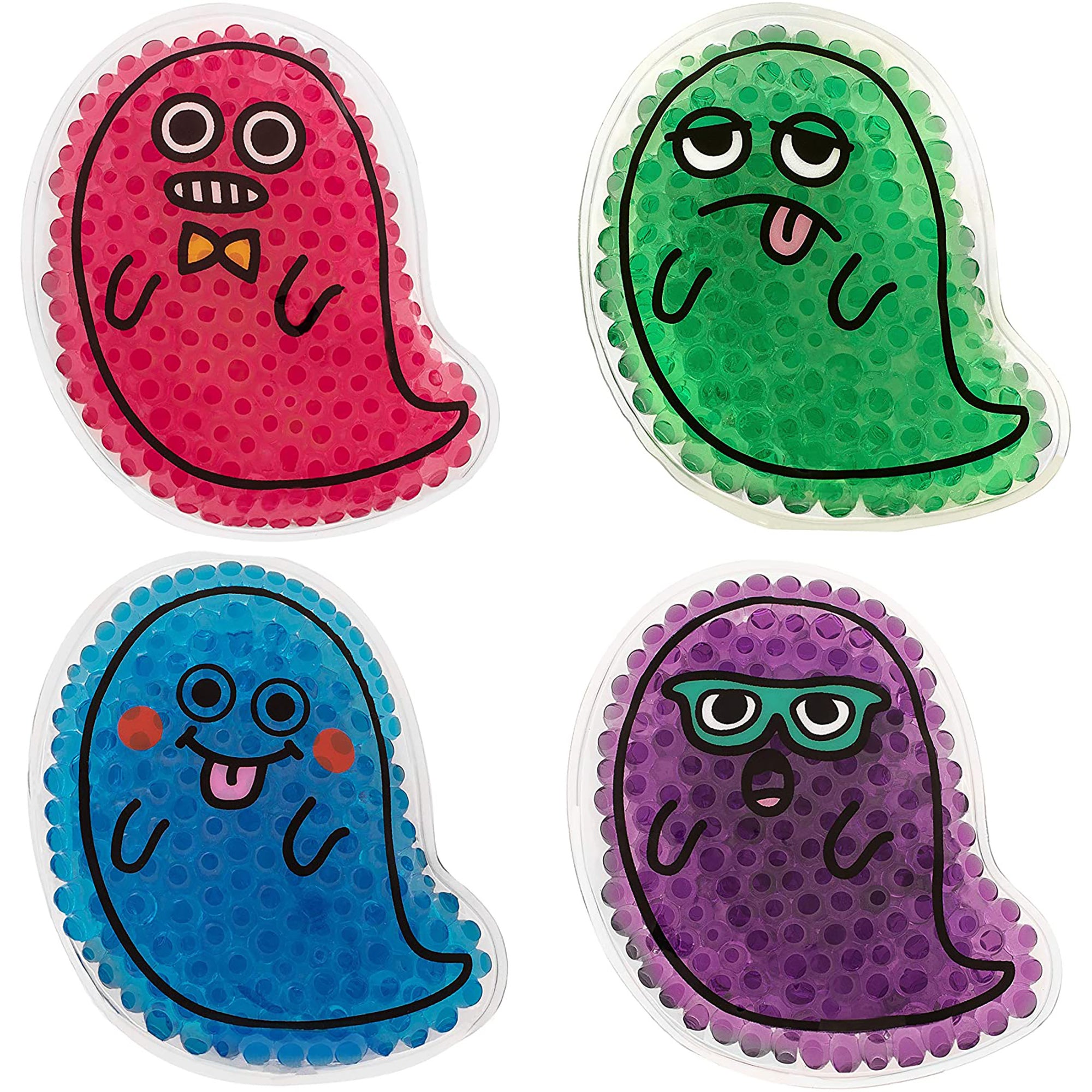 Kid's Ghost Ice Packs (4)-Health and Personal Care-TrekProof