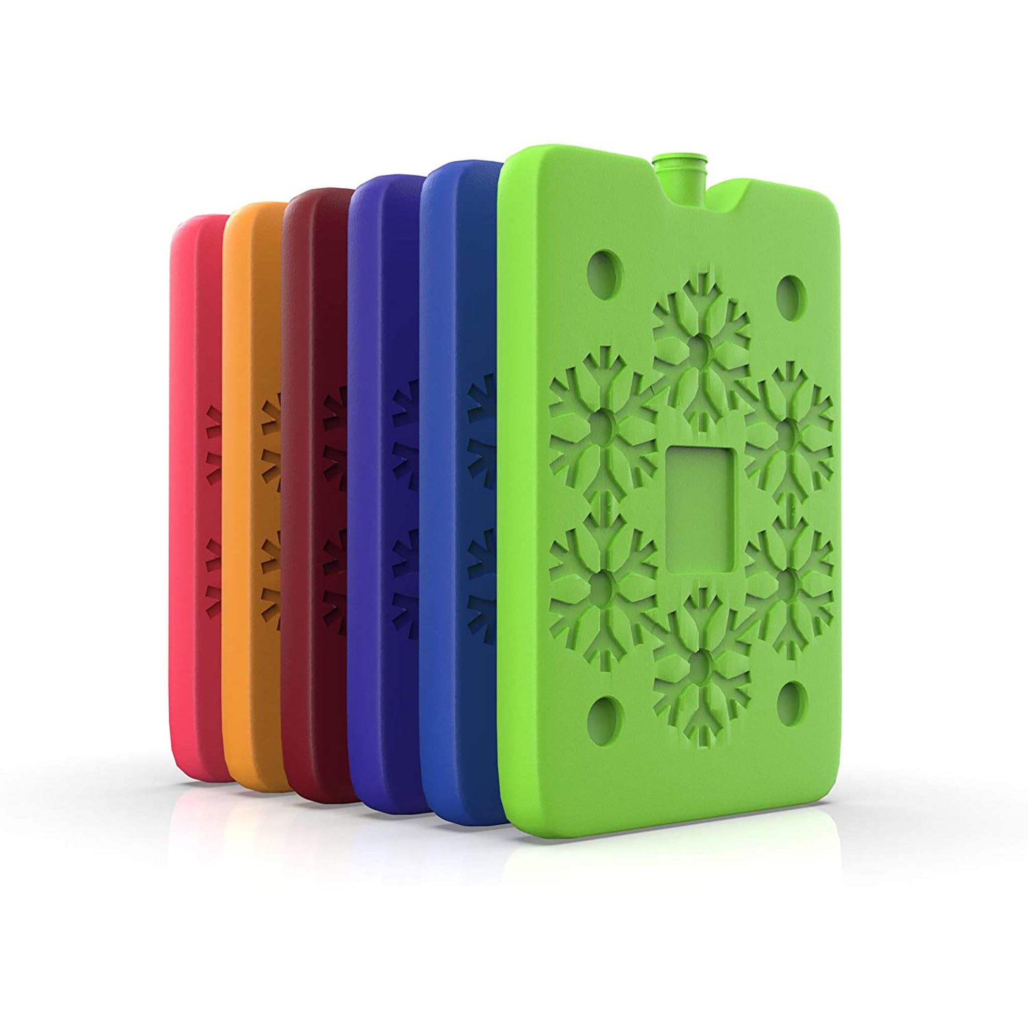 Ice Packs for Lunch Bags Coolers (6-Piece Set) Cooler Bag for