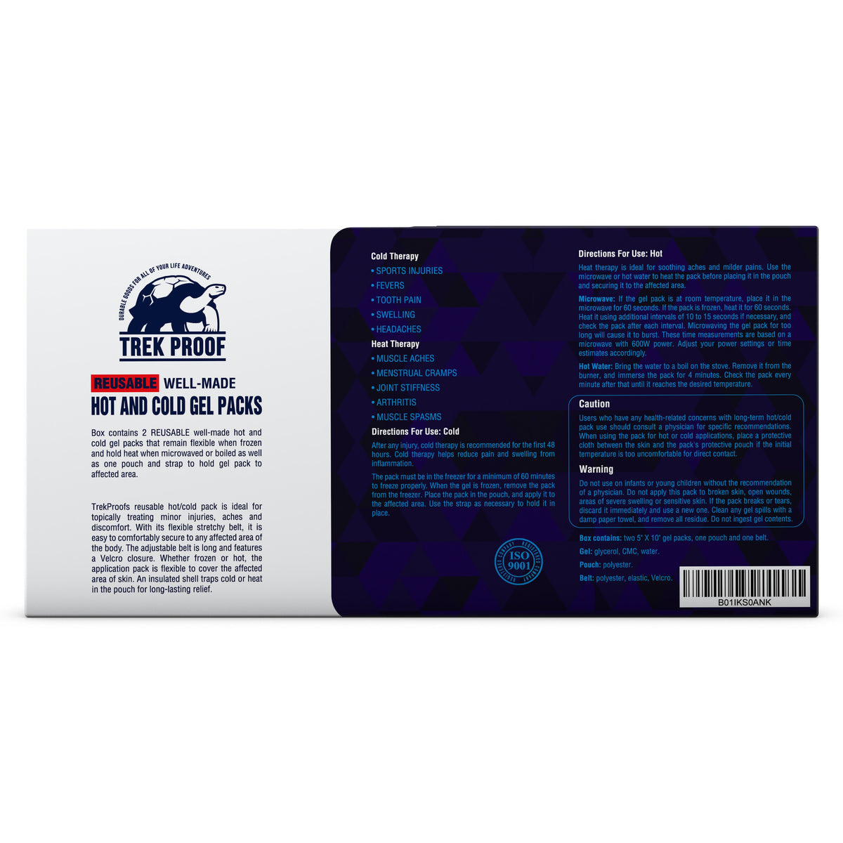 Hot &amp; Cold Packs(2) with wrap-Health and Personal Care-TrekProof